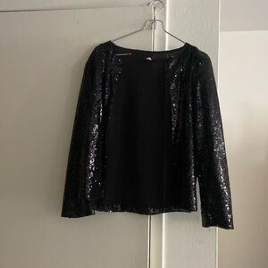 Sequin Black Jacket
